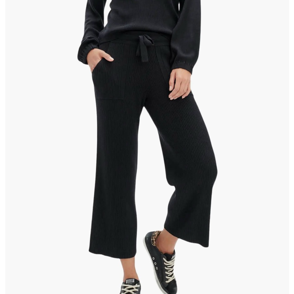 Splendid Charcoal Ribbed Joggers